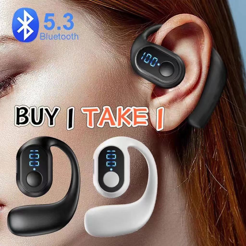 Fone De Ouvido Sem Fio Bluetooth À Prova D'água, Bateria Longa, Com Microfone