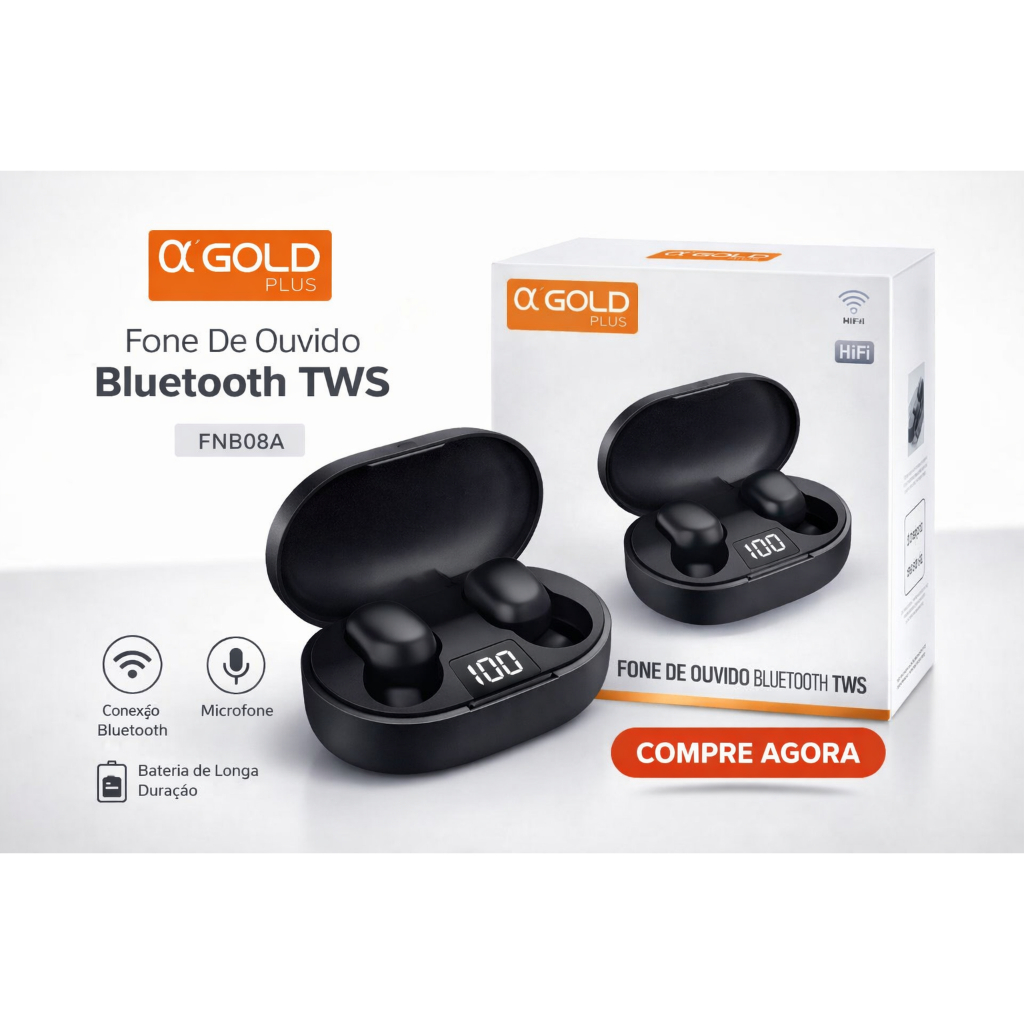 fone bluetooth sem fio, fone tws, fone bluetooth barato, fone com