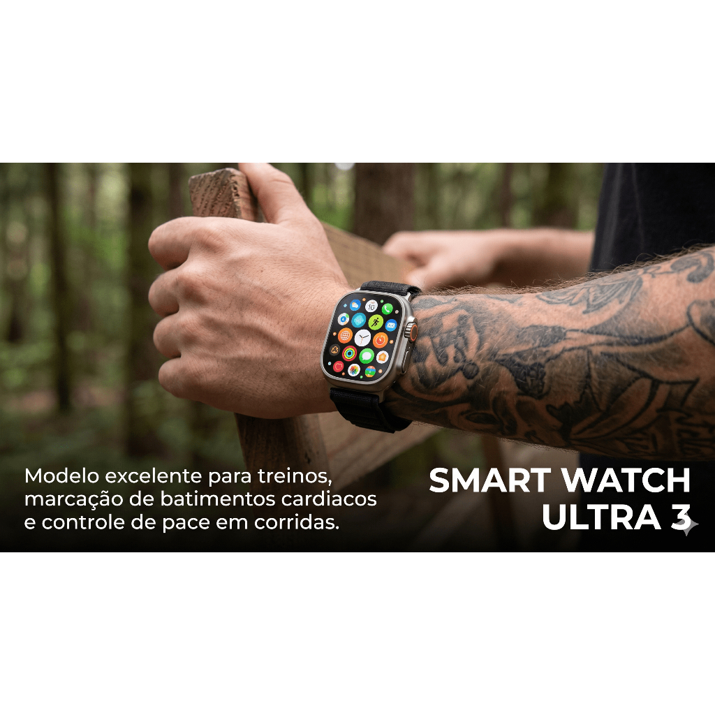 Smartwatch ultra 3 / relogio smart watch ultra / smart watch